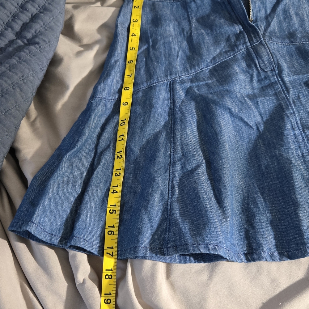 NWT Madewell Chambray mini Skirt 4 - Picture 6 of 6